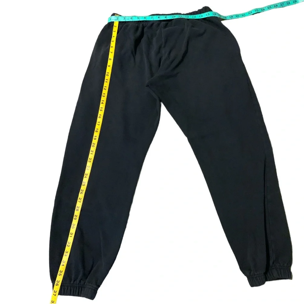 THE NORTH FACE Black Spellout Ankle Track Cuff Joggers - Large